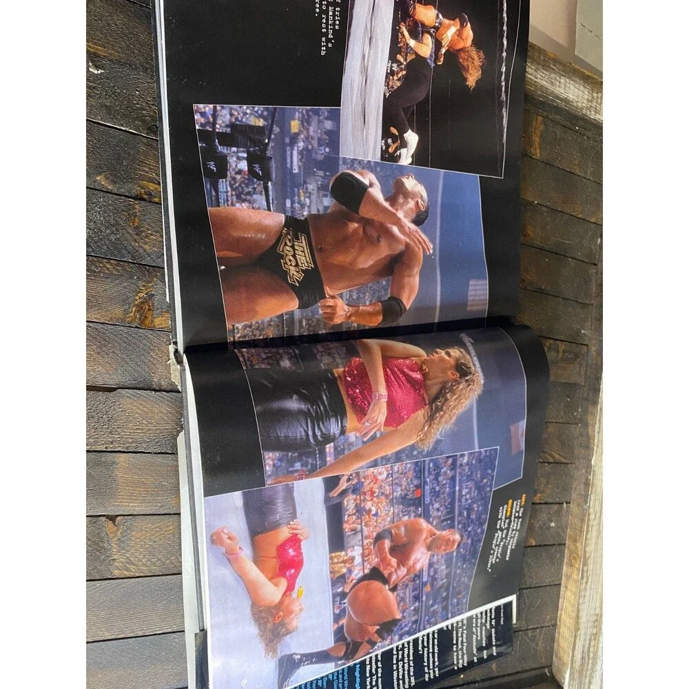 WWF WrestleMania The Official Insider's Story 2001 Hard Cover Book & DVD
